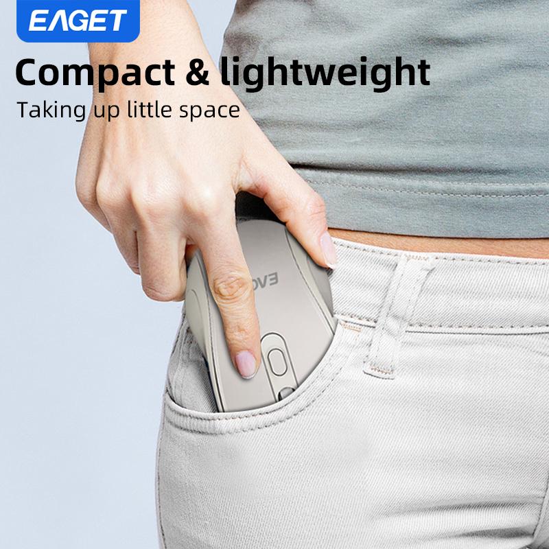 Wireless Mouse Rechargeable with 2.4G Wireless Charging Dual Mode Wireless Mouse 3 Adjustable DPI For Laptop, Android, PC