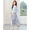 Elegant Long-Sleeve Top & Skirt Set