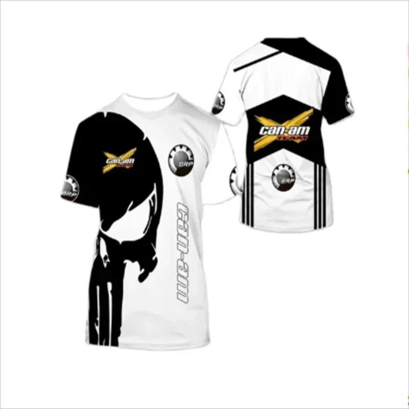 Summer Men's T-shirt Brp Can Am 3D Print Fashion Off Road Personality Short Sleeve Tees Funny Harajuku Street Style Tops