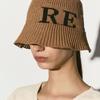 RE RHEE LOGO BUCKET HAT BEIGE