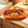Desk Accessories for Office 3D Printed Pumpkin Glasses Storage Tray, Decorative Desktop Organizer Halloween Home Decor Sunglasses Keys & Jewelry,