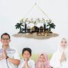 2026 Ramadan Decoration Islamic Muslim Wall Hanging Ornament Party DIY Decorations Background Pendant