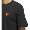 adidas Trae Young Príncipe de Atlanta Firma Baloncesto Estampado Cuello Redondo Camiseta Deportiva Hombre Tops Negro II7795