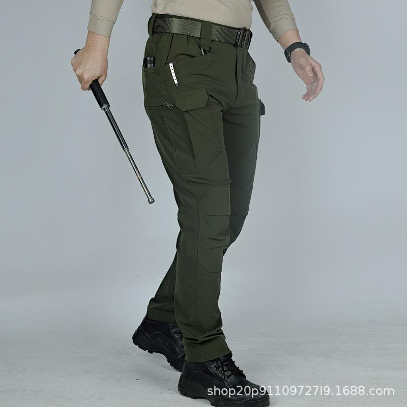 Camouflage Overalls Men's Retro Loose Street Loose Straight Tactical Spring and Autumn Casual Trousers