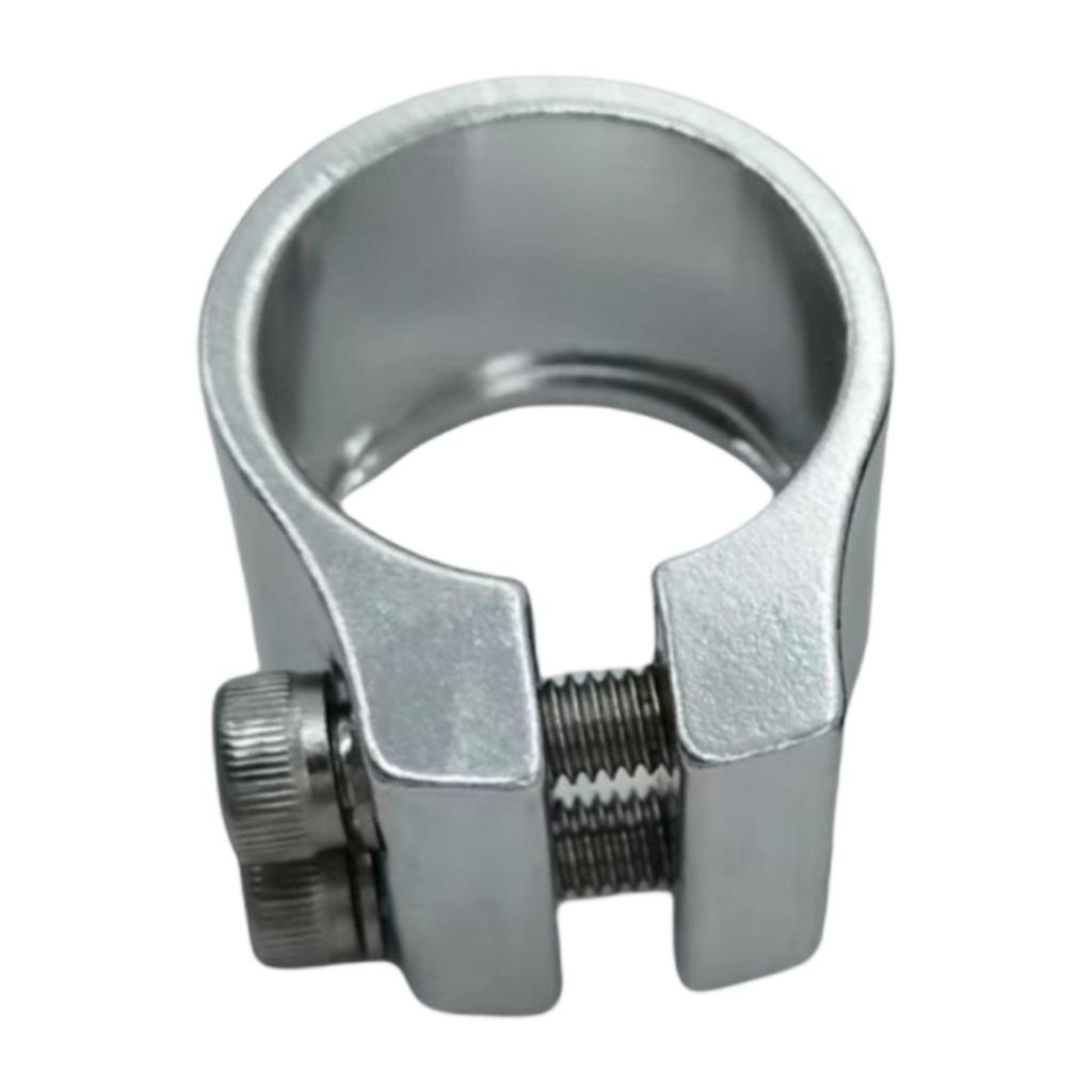 Bicycle Seat Tube Clamp 1.2"Aluminum Alloy Replace Easy To Install Reliable Road Bike Seatpost Pipe Clamp Bicycle Saddle Clip