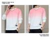 JSEN Gradient Color Men's Round Neck Hoodie - Trendy, Loose, Versatile Top for Spring & Autumn