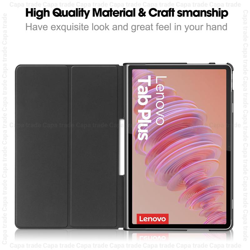 PU Leather Funda for Lenovo Tab Plus TB351FU Case Folding Stand Cover for Xiaoxin Pad Studio 2024 11.5 Inch Tablet Cover