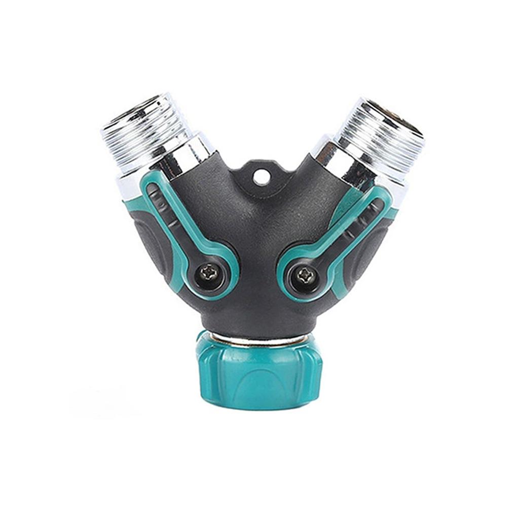 ABS Garden Hose Splitter 2 Way Y-shaped Alloy For Garden Watering Systems Connector For Garden