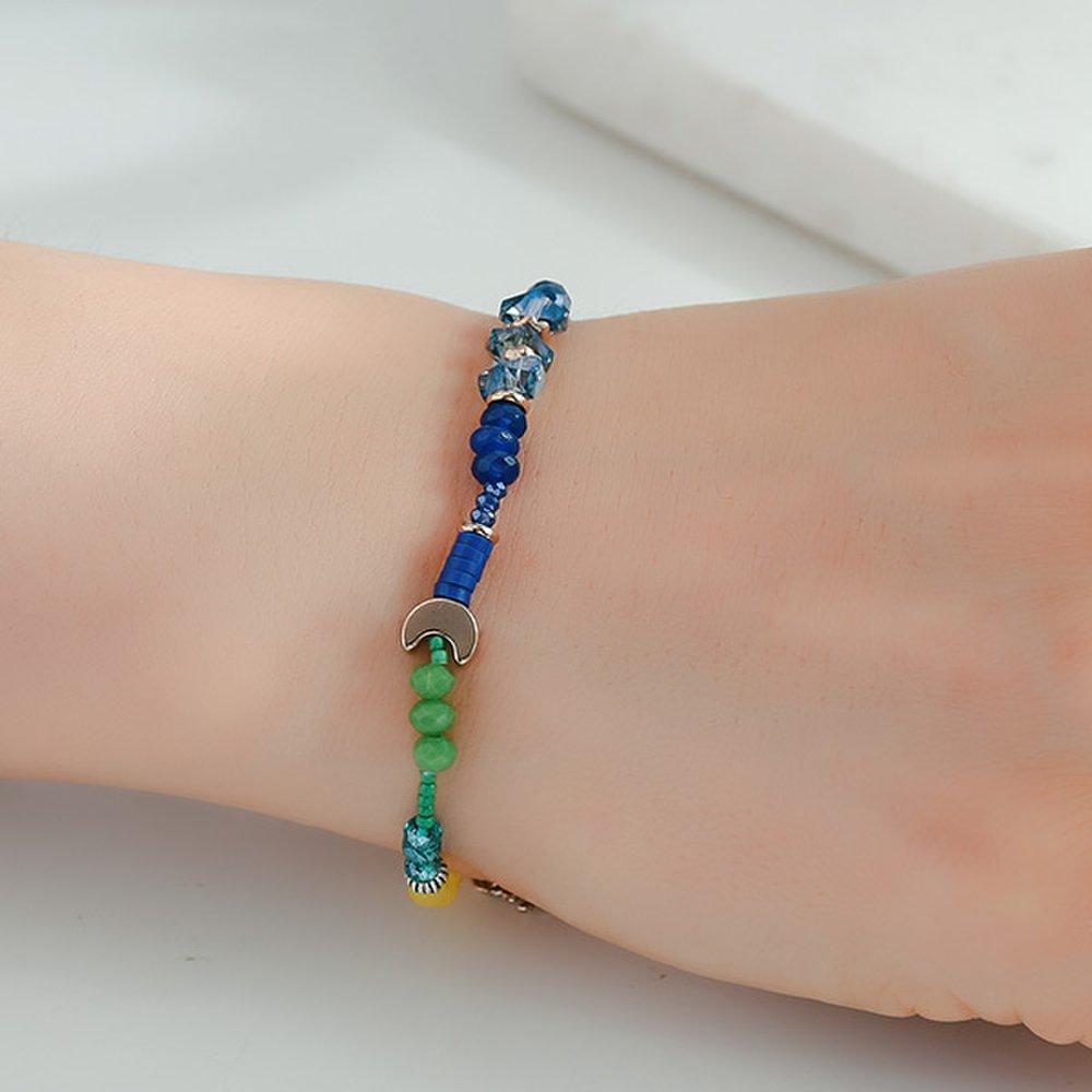 Rainbow Bead Handmade Bracelet (20B017) [1Color]