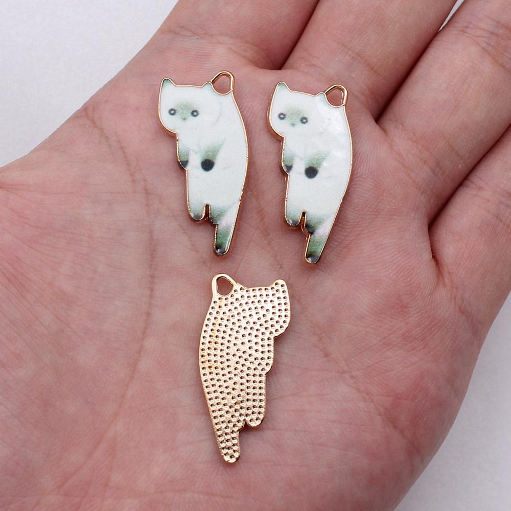 Anhänger Niedliche Katze Anhänger Kinder Schmuck Materialien QC037