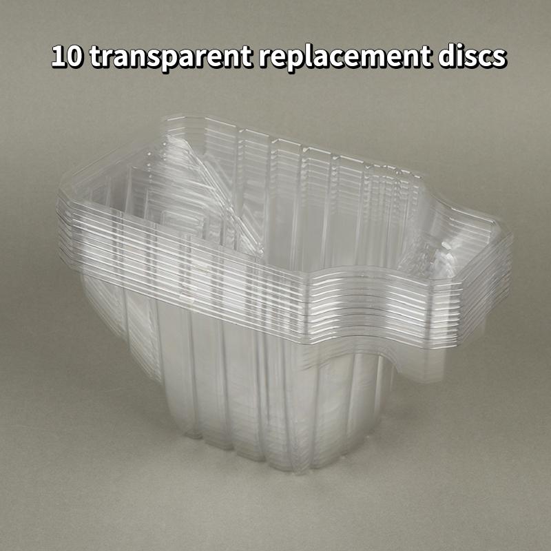 

4/10Pcs 4 Inches Disposable Color Mixing Cups With Hand Cups Environmental Protection Pet Paint And Pigment Tray