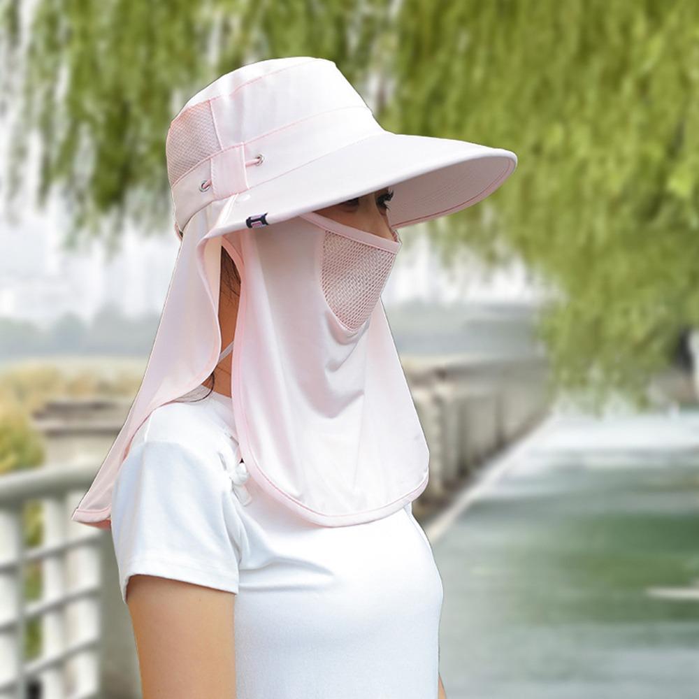 Wide Brim Bucket Hat Anti-UV Mountaineering Caps Large Fisherman Hat  Man