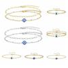 Unique Turkish Blue Eye Bracelet Elegant Adjustable Chain Bracelet Stainless Steel Bracelet  Travel