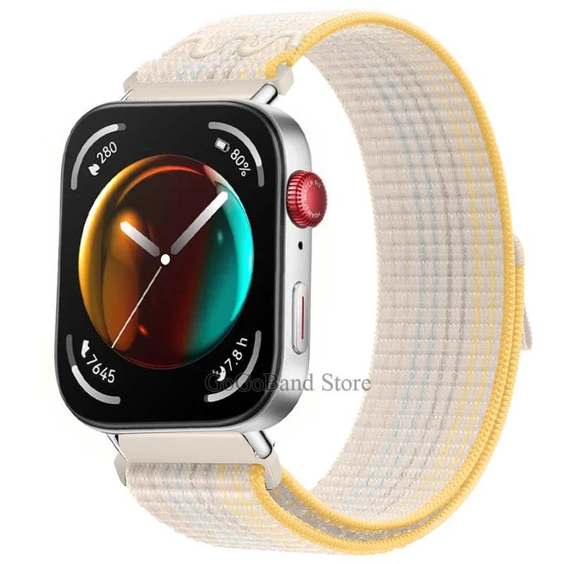 

Nylon Loop Strap For Huawei Watch Fit 3 Smartwatch Sport Bracelet Soft Band For Huawei Watch Fit 3 Corrra Watchband Accessories For Huawei Fit 3