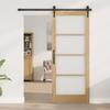 VidaXL Interior Door with Glass "ORKDAL" 83x202x4 Cm In Solid Pine Wood 4102693
