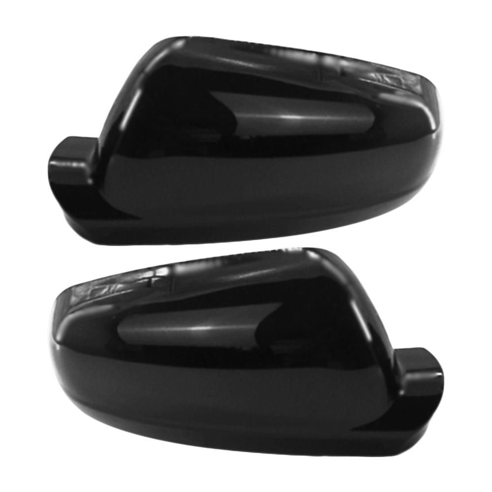 Pair Black Silver Car Rearview Mirror Cover Housing Casing Protection Caps For Golf Mk4 BORA Passat B5 1998-2005 Jetta