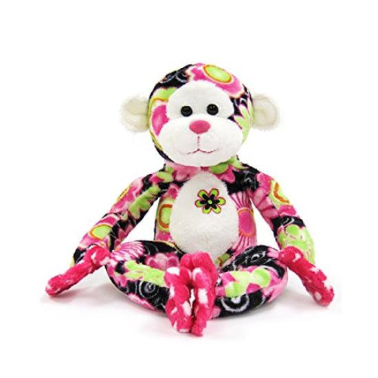 

Douglas Plush Animal Toy Black Flower Monkey Fuzzle Series чёрный