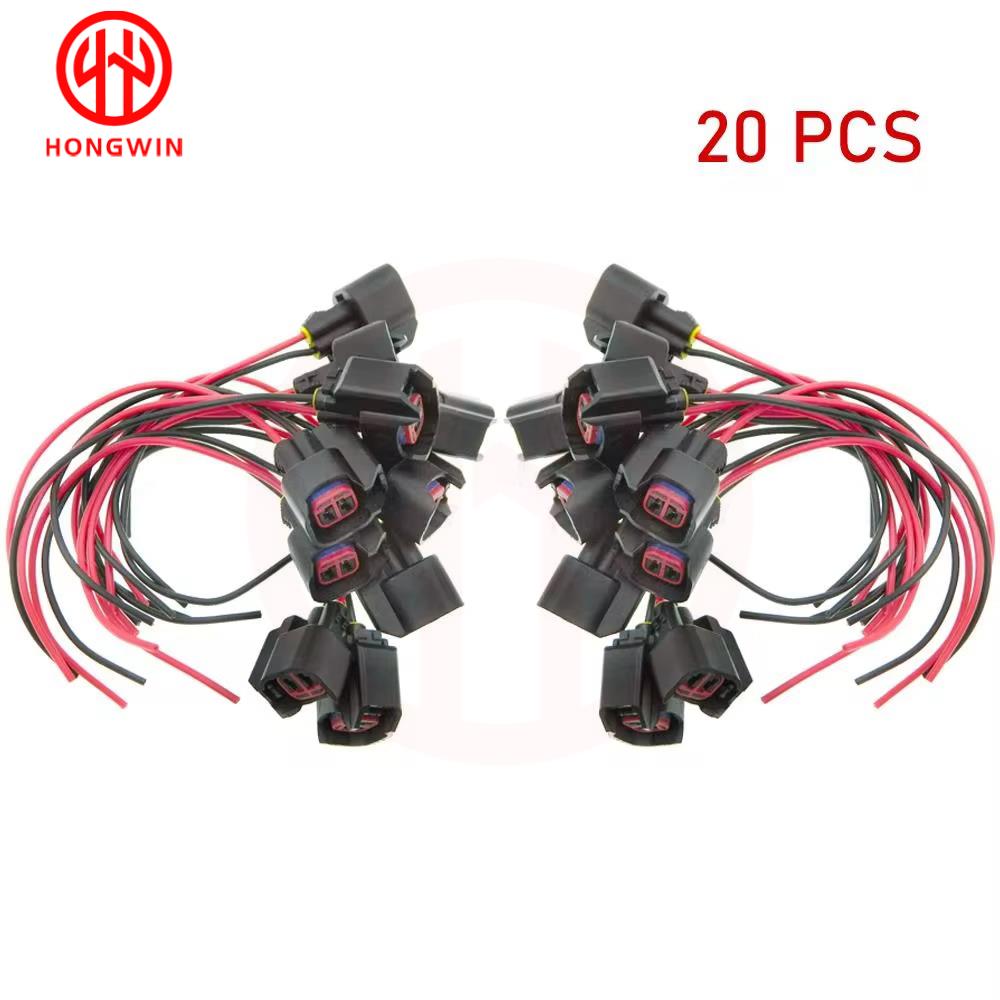 Waterproof EV6 EV14 Fuel Injector Plugs Connector For Ford Chevy Dodge Chrysler Subaru USCAR Fuel Injector With Pin and Wire