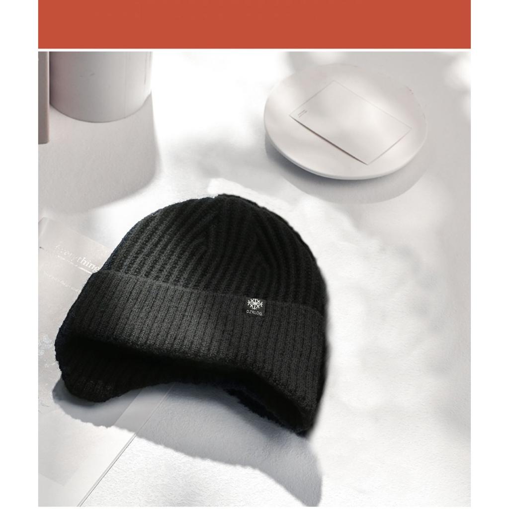 Men's, Cold Hat, Warm Hat, Ear Protection Hat, Knitted Hat, Woolen Hat, Thickened