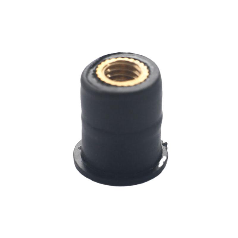 10Pcs Motorcycle For M4/M5/M6 Rubber Well Nuts Riding Accessories Fastener Goods