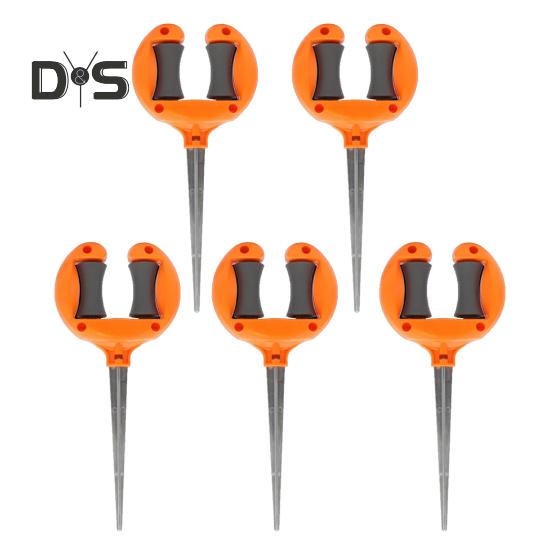 Schlauchführungsspieß, Gartenschlauchhalter mit Rollen, Bodeneinschub, Schlauchführung, hält den Schlauch von Blumenbeeten fern, schützt Pflanzen für präzises Gießen