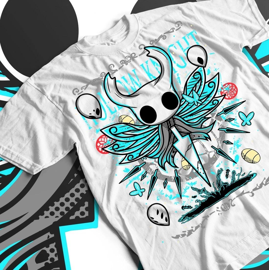 Винтажная футболка Hollow Knight Silksong, футболка Silksong, футболка Warrior Indie Game 4XL