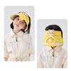 (Light Pink) Kids Fan Cap Summer Fan Cap Usb Rechargeable Children's Empty Top Cap Gift For Kids