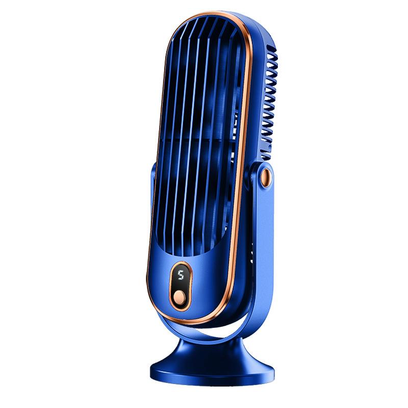 

Home Fan Small Air Conditioner 720 Degree Adjustable Hair Dryer USB Charging Large Battery Dual Motor Portable Air Conditioner Rechargeable