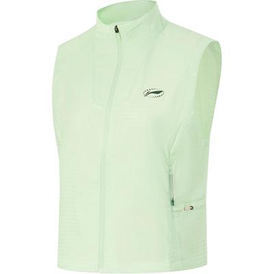 Li Ning Running Series Solid Color Zipper Stand Collar Comfortable Breathable Casual Vest Women Vest Fairy-Fruit-Green AMDU016-1