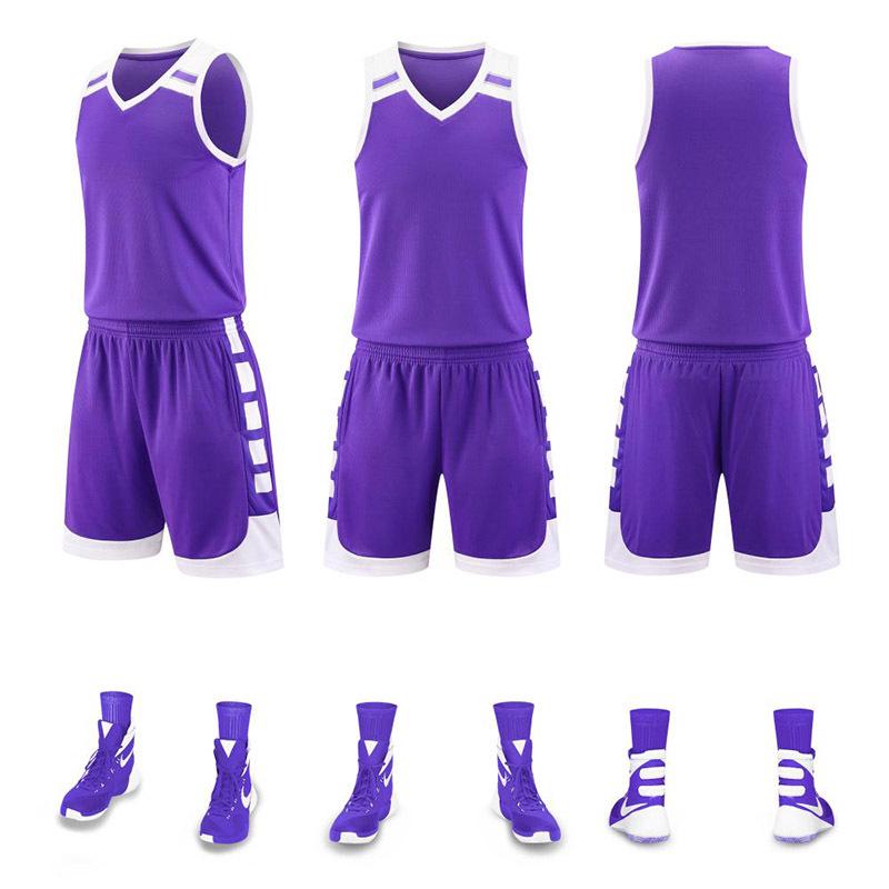 

2024 Унисекс Взрослый и Юношеский Комплект Баскетбольной Формы для Тренировок и Соревнований M