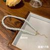 French Entry Luxury Imitation Pearl Unisex High-end All-match Collarbone Chain Fashionable Overlapping Bamboo Sweater Chain
