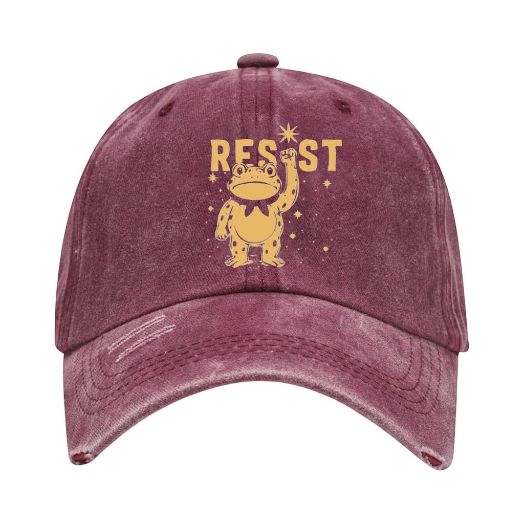 Baseball Cap With Retro , Cotton Washable Adjustable, A Gift For Friends