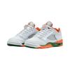 Air Jordan 5 Retro Low GS Hurricanes Kids Sneakers Grey Football-Grey Brilliant-Orange FQ1293-018