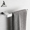 Chrome Wall-Mounted Towel Hook Square Towel Rail Bar Zinc Alloy Towel Rack Holder Polished Towel Ring For Kitchen Bathroom 5780