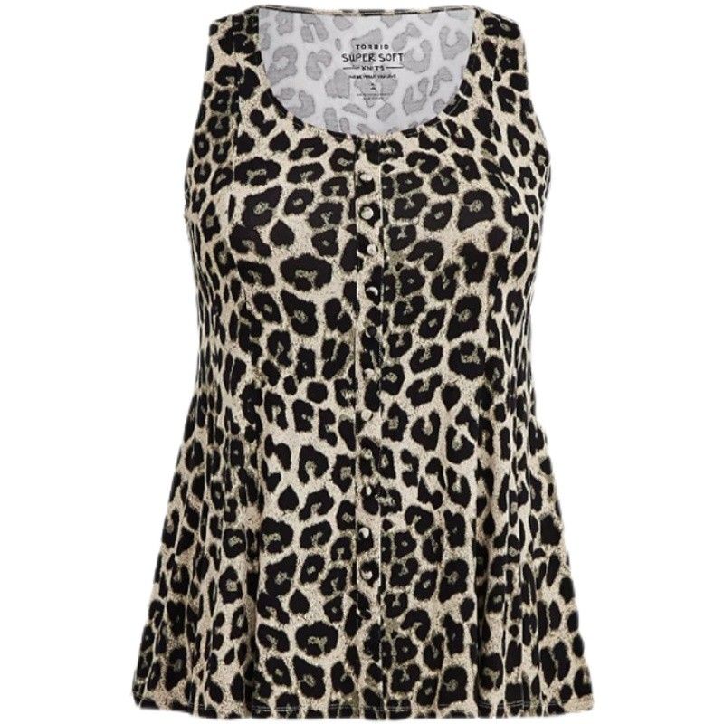 

Супер облегающий пуловер с леопардовым принтом, дышащий, с пряжкой-сумкой Leopard print US4