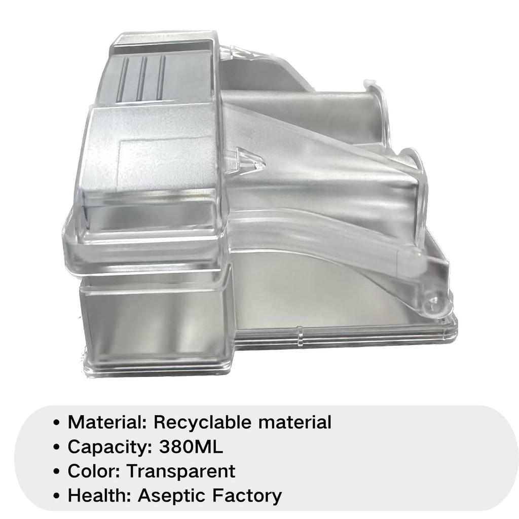 Replacement Water Chamber for resmeds10 and AirCurve 10, with a Capacity of 380ml, can be Cleaned Repeatedly