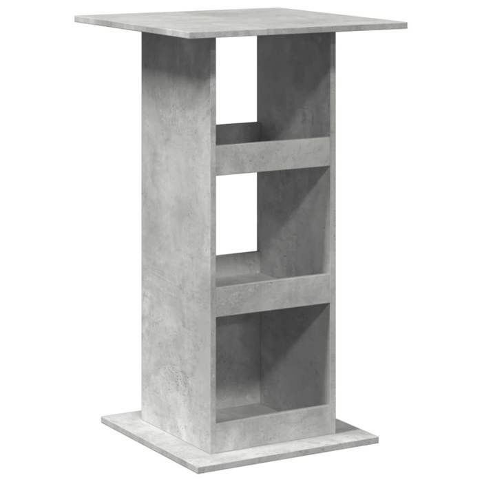 VidaXL Bar Table with Storage Concrete Grey Engineered Wood, Pub Table, High Table, Bar Stool Table, Table 854331