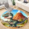 1pc Dinosaur Adventure Chair Carpet for Office, Non-slip, Soft and Durable Office Rug for  Decoration, Perfect for Office yy251229184