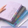 A5 2026 Agenda Book Textured PU Calendar Book English Version Planner Reminder Planner Notebook Daily Planner To Do List