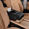 Multifunctional Center Console Armrest Cushion Portable Storage Box Car Armrest Pillow  Universal