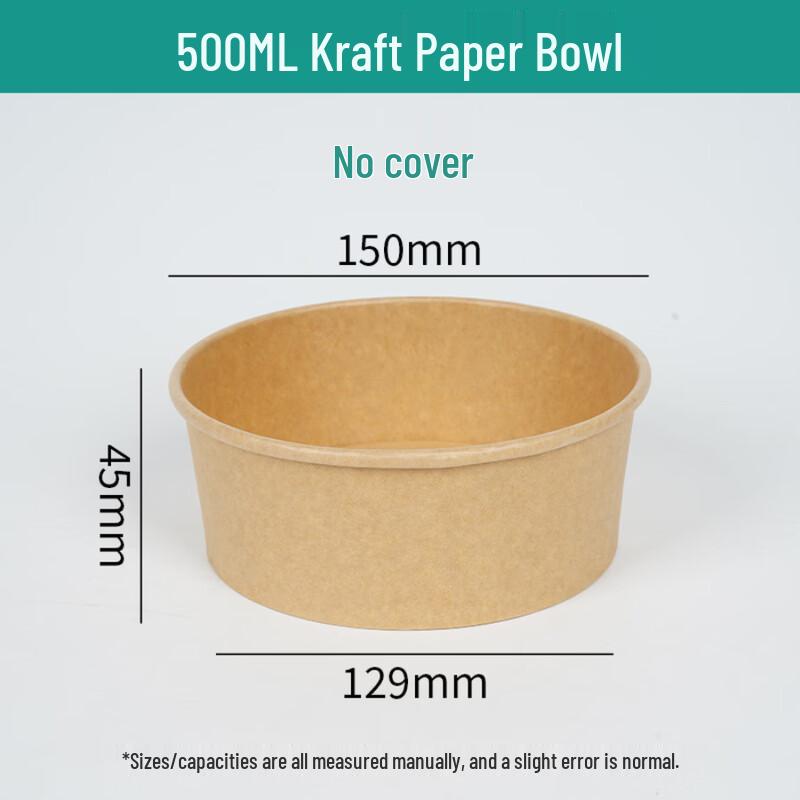 Kraft Paper Takeout Bowls