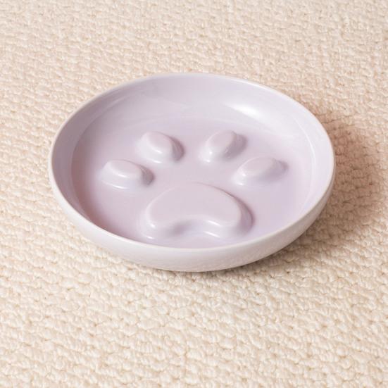 Yousheng Ceramic Slow Feeder Bowl, Slow Feeding Dog Bowl, Prevents Choking And Vomiting, Pet Food Dish for Cats