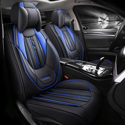 Vodotěsné prodyšné kožené potahy na autosedačky Přední potah na autosedačky Autopotah Univerzální vhodný pro příslušenství interiéru auta pro Four Season