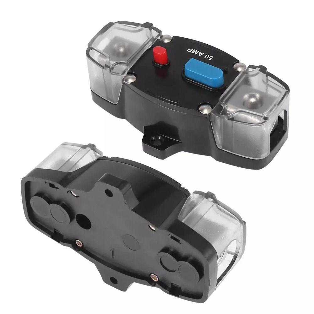 Zinc Zinc Alloy Material Audio Inline Fuse Block Holders Bakelite Wood Circuit Breaker  Automotive