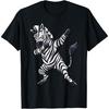 Dabbing Zebra African Zookeeper Animal Lover Men Women Kids T-Shirt