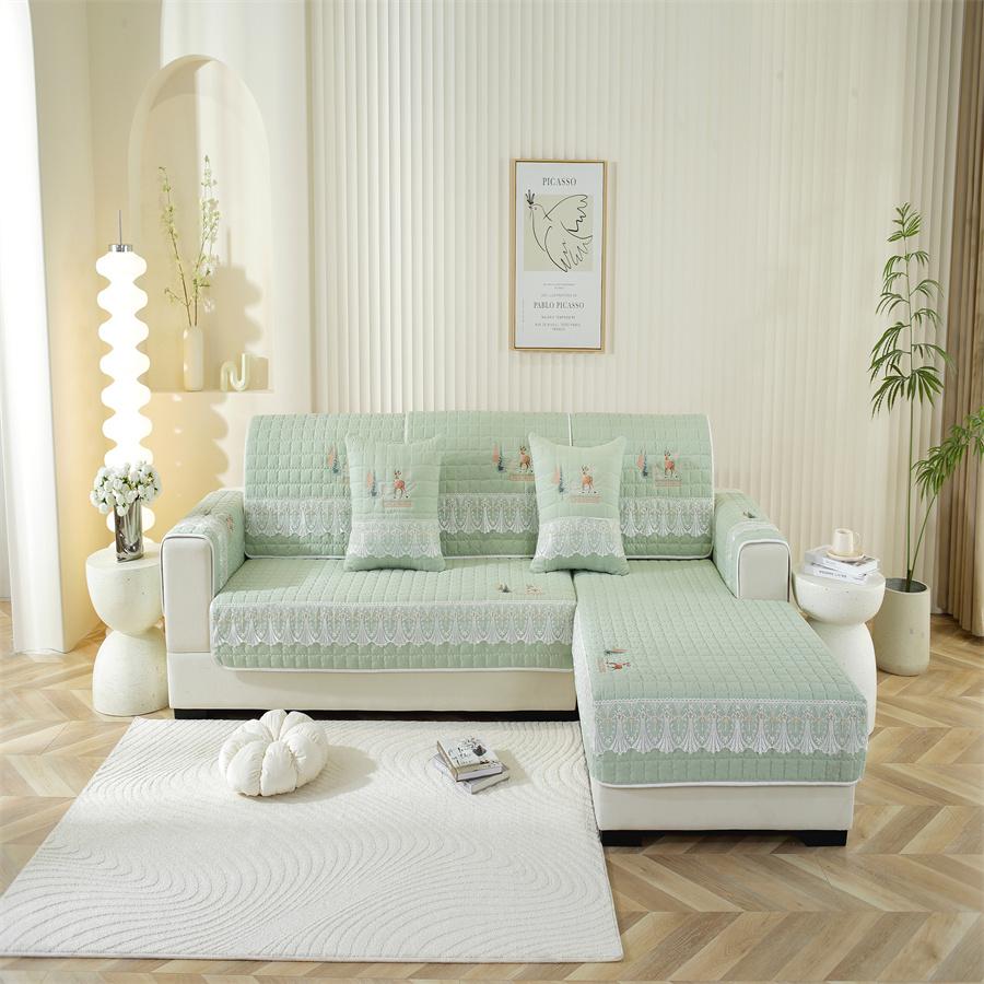 Simple Non-slip Leather Sofa Cushion Winter Sofa Cover All-inclusive Sofa Cover Sofa Towel