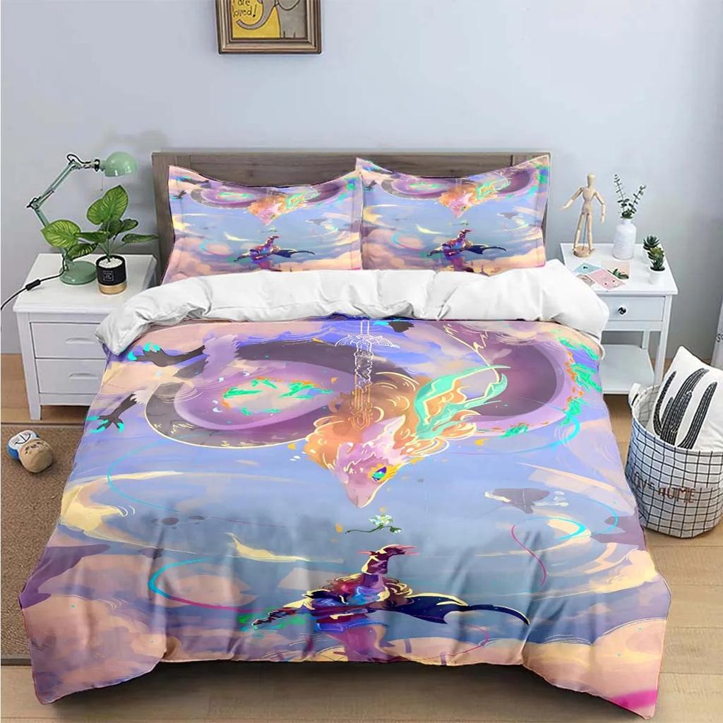 Exquisite Game Z-Zelda Printed Bedding Sets Exquisite Set Duvet Cover Bed Comforter Set Bedding Set Luxury Gift Home Textiles