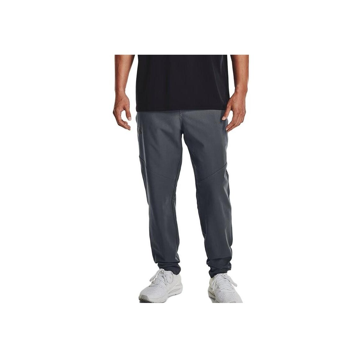 

Under Armour Сплошной цвет Открытый фитнес-тренировки Свободные повседневные брюки Мужские штаны Серые 1373863-012 M