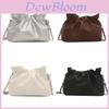 Pu Bucket Bag For Women With Wrinkled Design And Chain Strap For Daily Casual Use