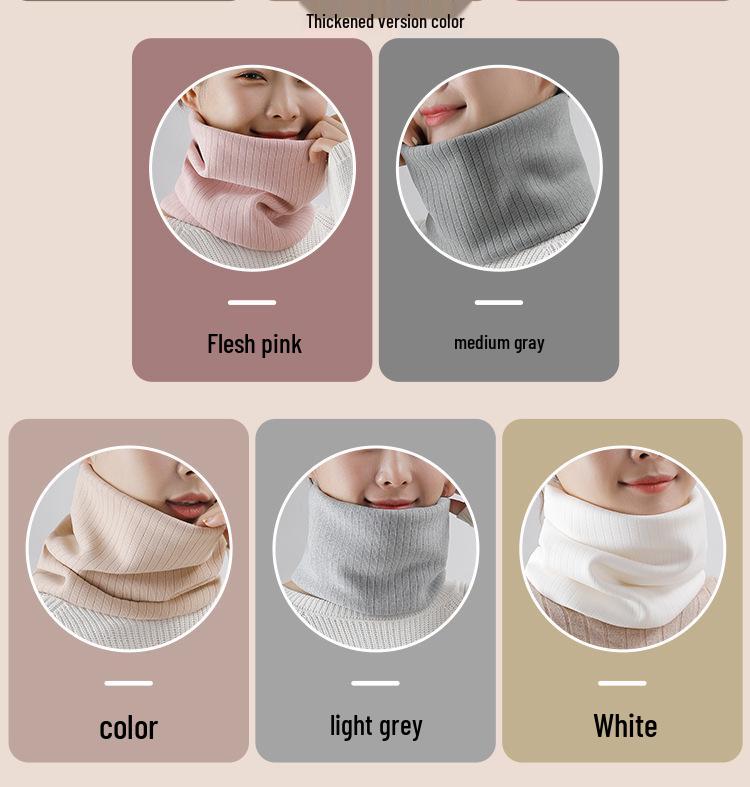 De Velvet Women's Neck Warmer: Autumn Winter Fleece Lined, Windproof Cervical Spine Pullover and Men's Neck Gaiter